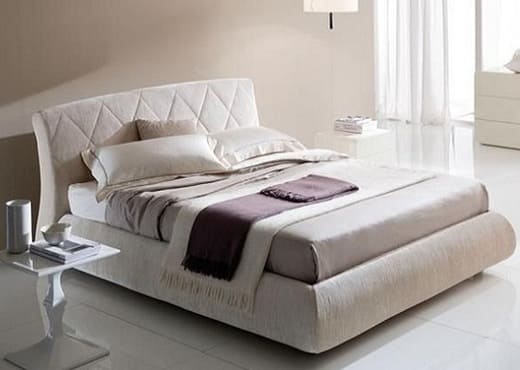 Мягкая кровать с изголовьем КИ-235